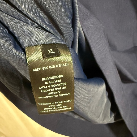 La Vie Rebecca Taylor French Terry Dress Navy Blue - Picture 9 of 10